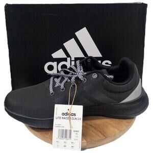 Adidas Lite Racer CLN 2.0 Running Shoes Sneakers Men's 11 Black Gray